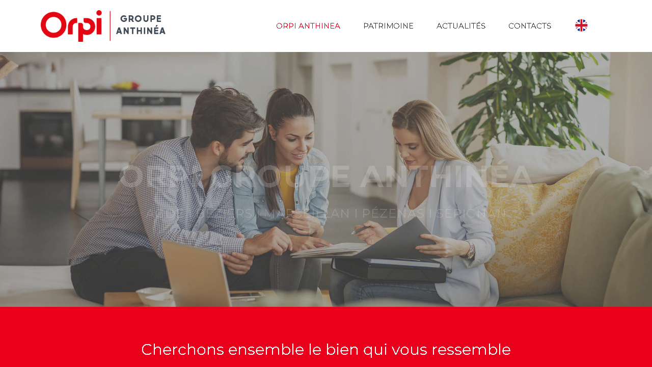 Capture d'écran de http://www.orpi-anthinea.com/